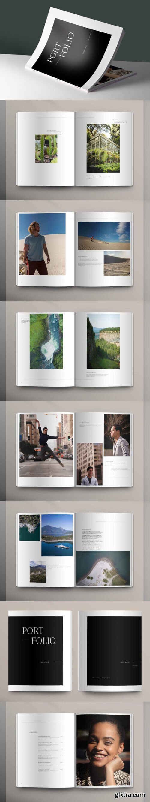 Portfolio Magazine Layout Set