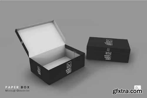 Packaging Paper Box Mockup