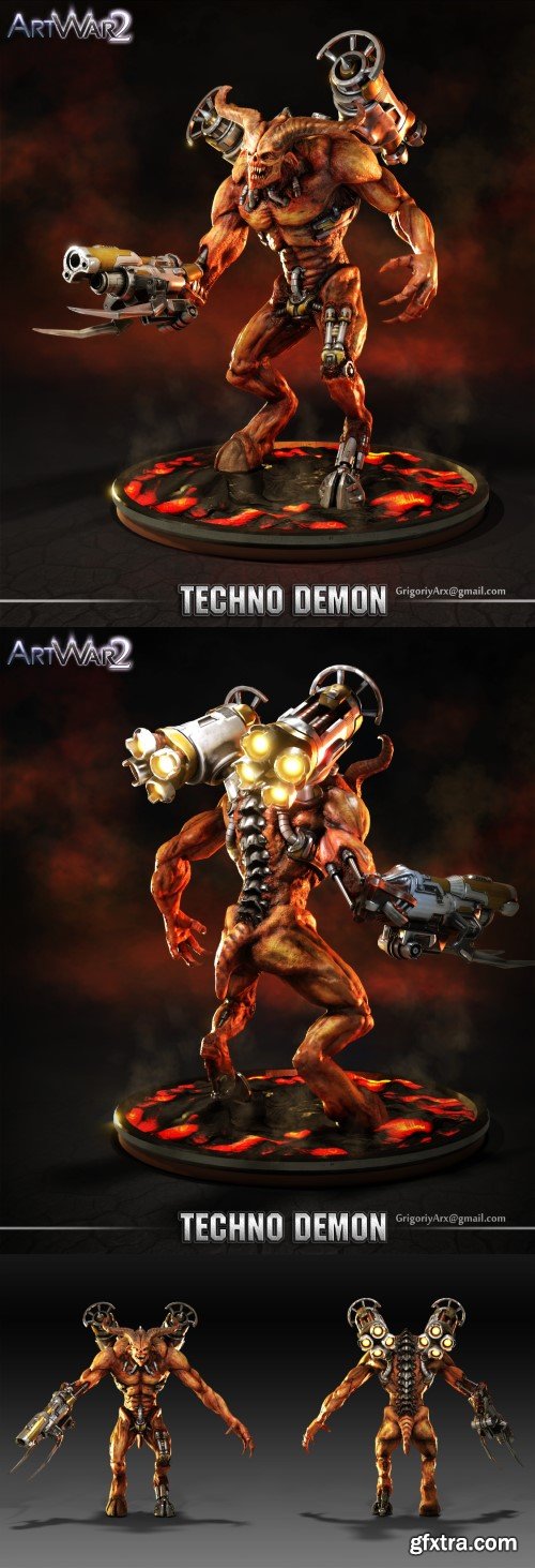 TechnoDemon 3D Model