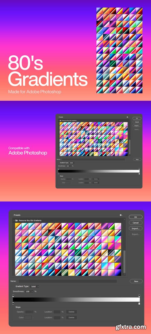 80 Photoshop Gradients