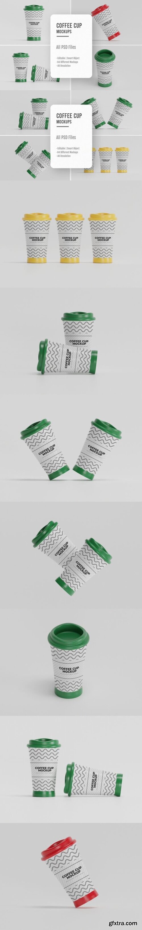 08 PSD Coffee Cup Mockups