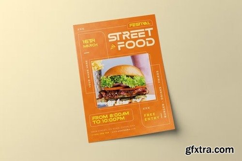 Street Food Festival Flyer 6C5SVB2