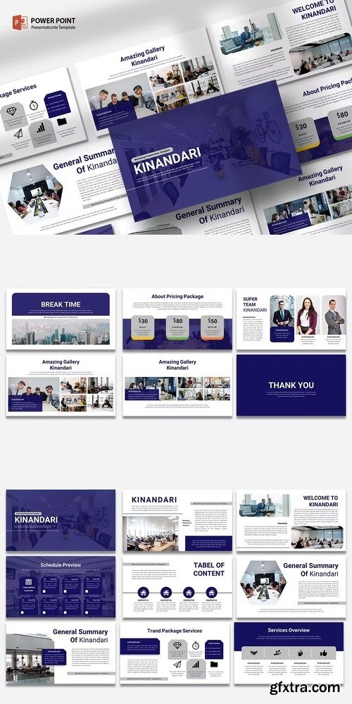 Kinandari - PowerPoint Template 4BJQWT7