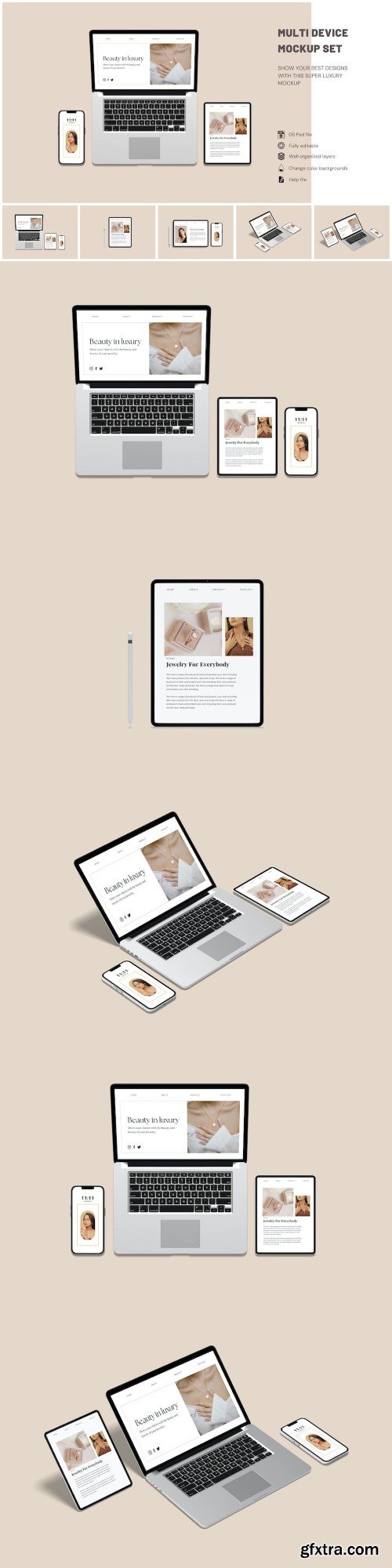 Multi Device Mockup Set