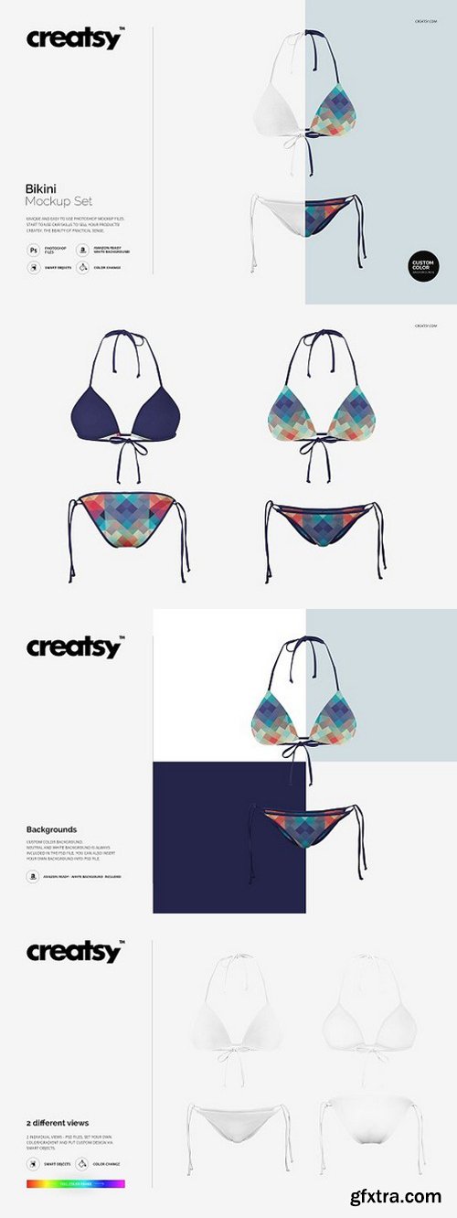 Bikini Mockup Set