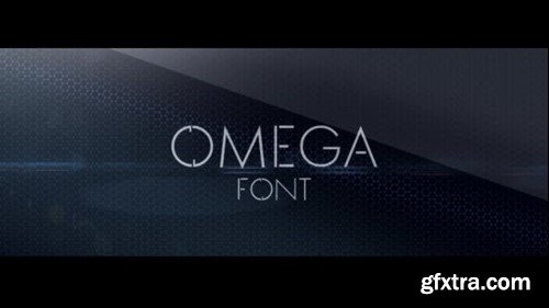 Videohive OMEGA font 12530802