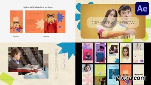 Videohive Creative Colorful Slideshow for After Effects 43470123