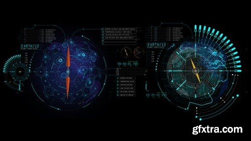 Videohive HUD UI Earth 1 43584627