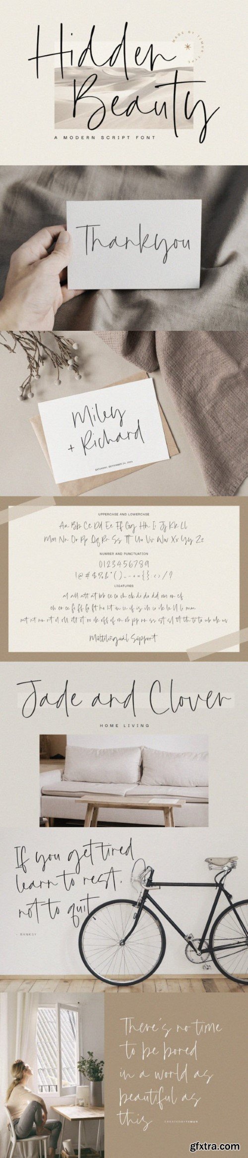 Hidden Beauty Font