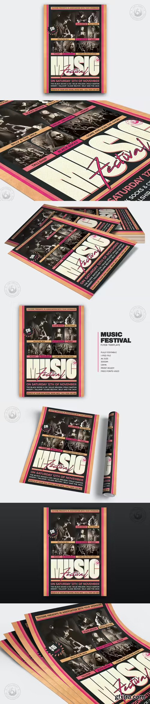 Music Festival Flyer Template V19