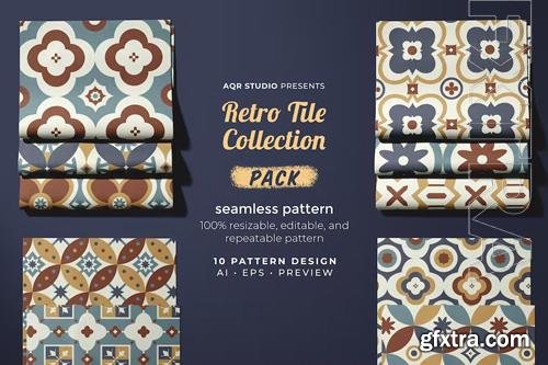 Retro Tile Collection - Seamless Pattern