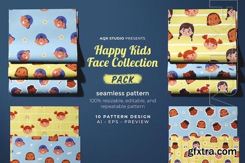 Happy Kids Collection - Seamless Pattern