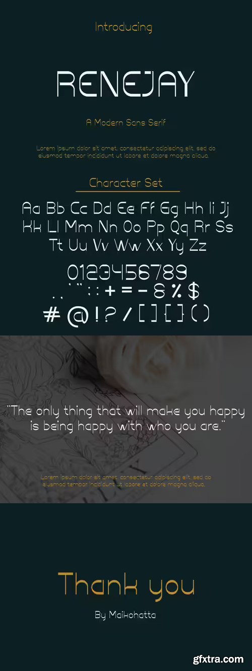 RENEJAY Font