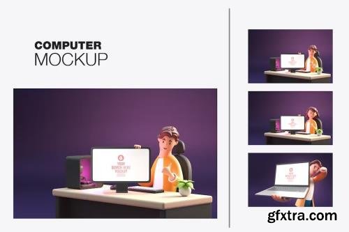 Office Concept Mockup F65PDD3