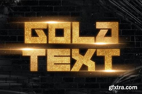 Gold Text Effect FKBFTNR