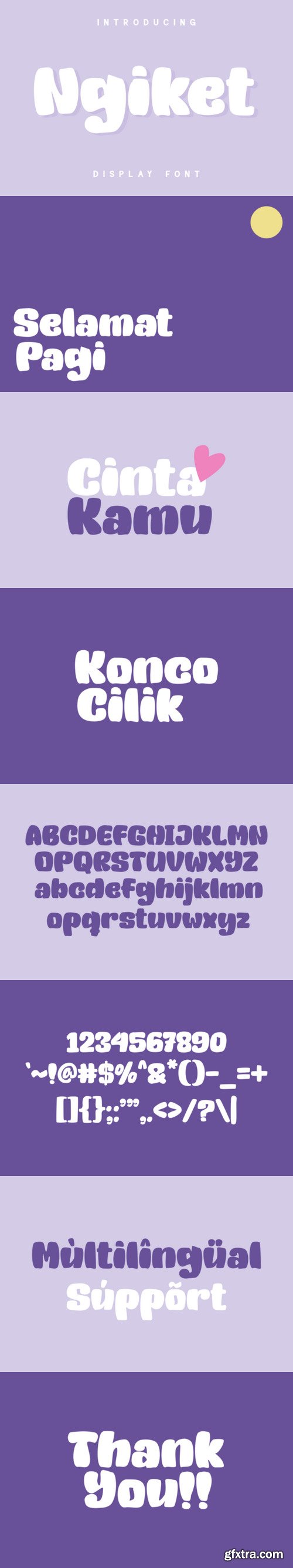 Ngiket Font