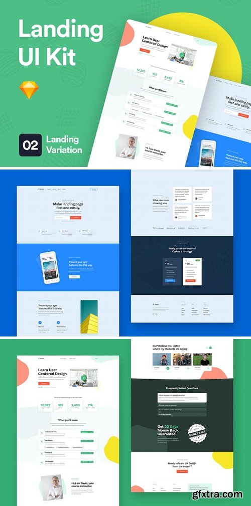 Landing UI Kit 03 CE6UQWY