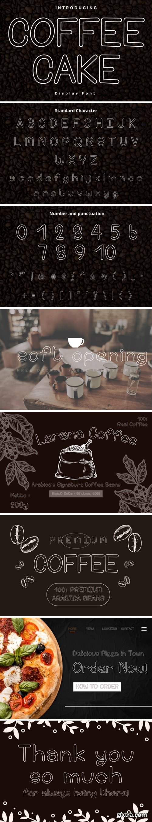 Coffee Cake Font