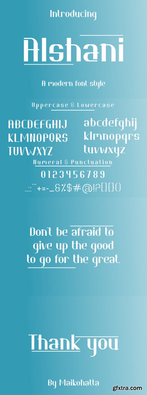 Alshani Font