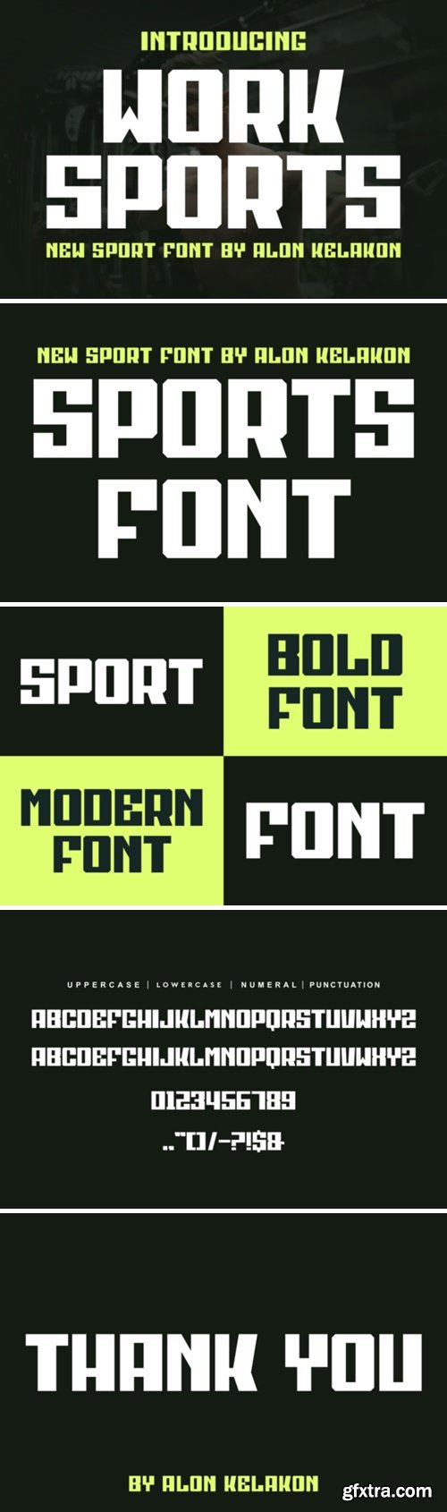 Work Sports Font