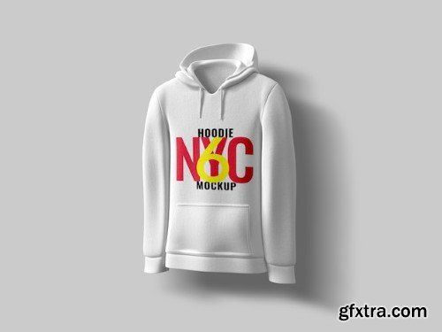 White hoodie mockup