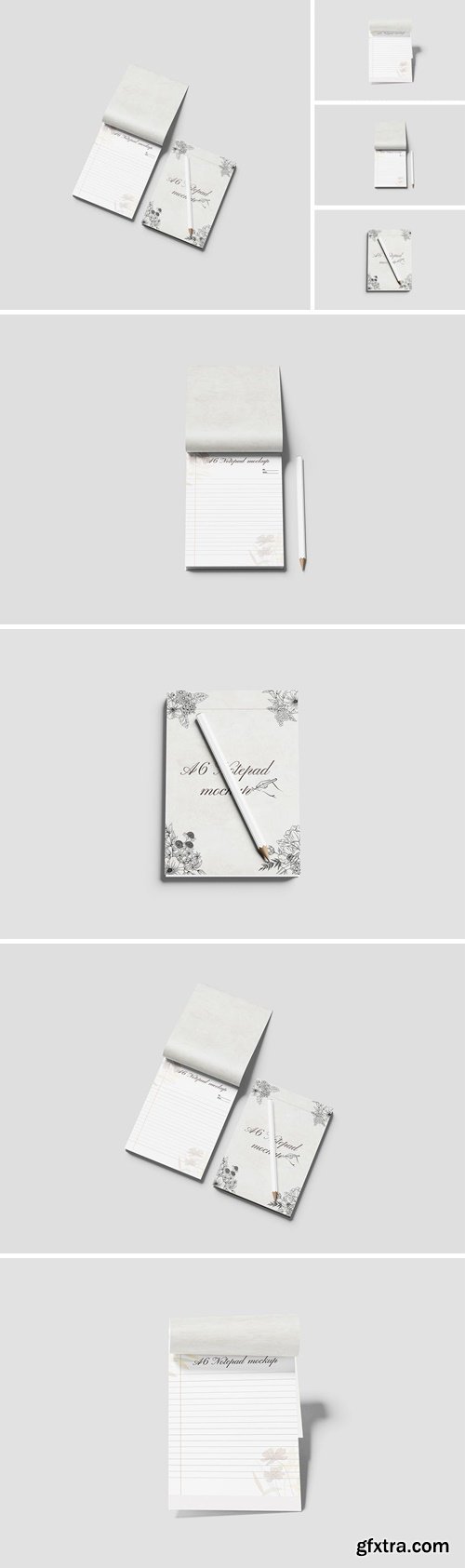 A6 Notepad Mockup 3HVSTQ9