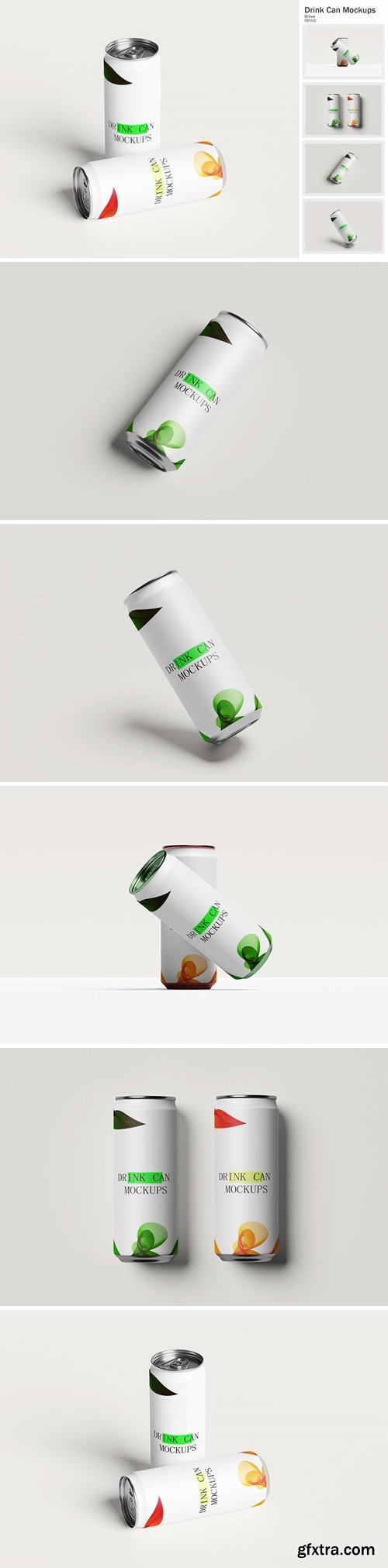 Drink Can Mockups LG86G3J