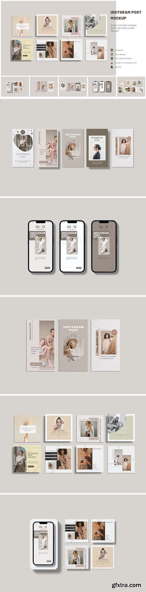 Instagram Post Mockup 85RN592