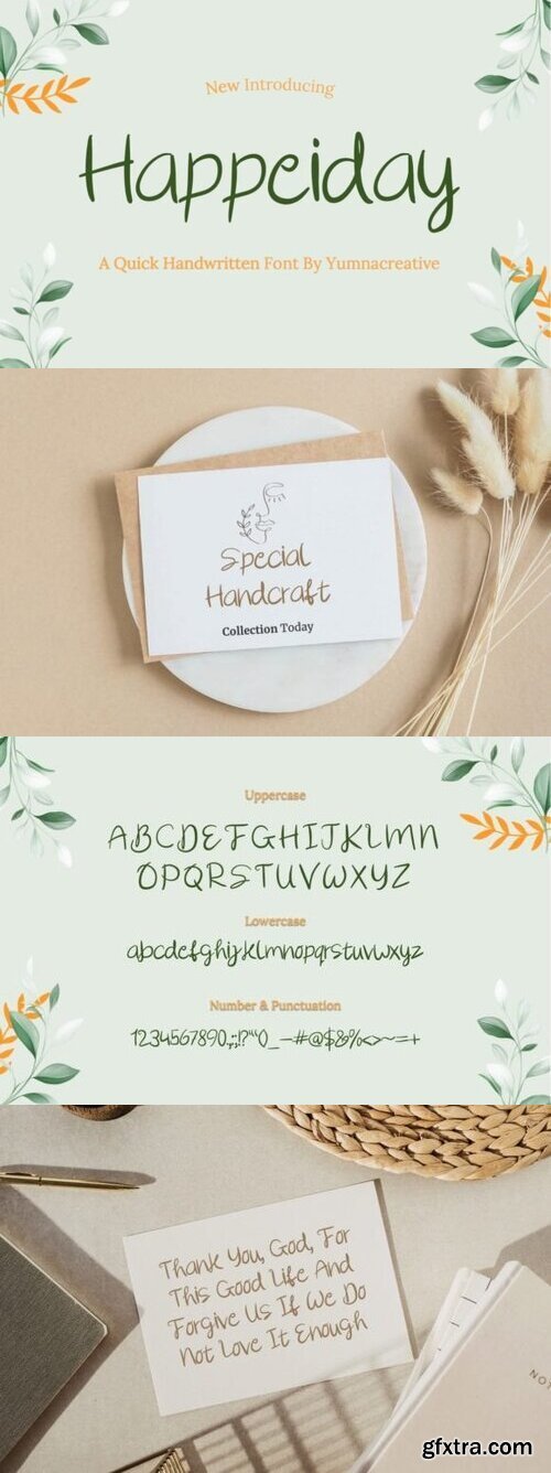 Happeiday Font