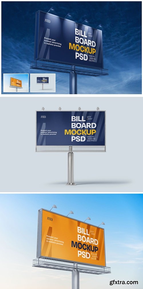 Billboard Mockup Set D4ZMPEZ