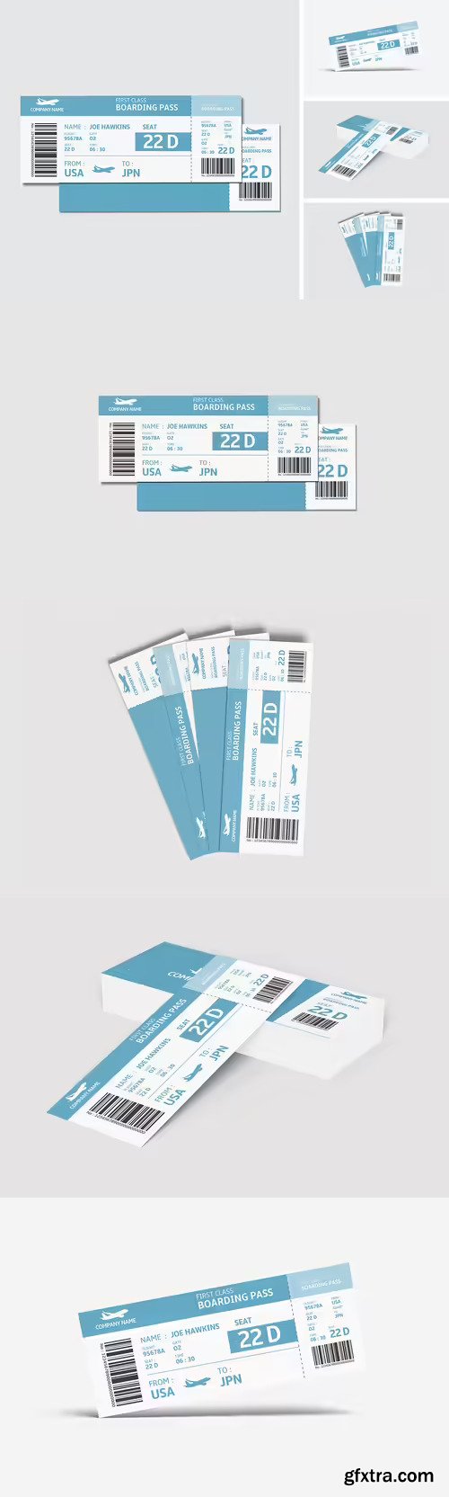 Ticket Product Mockup