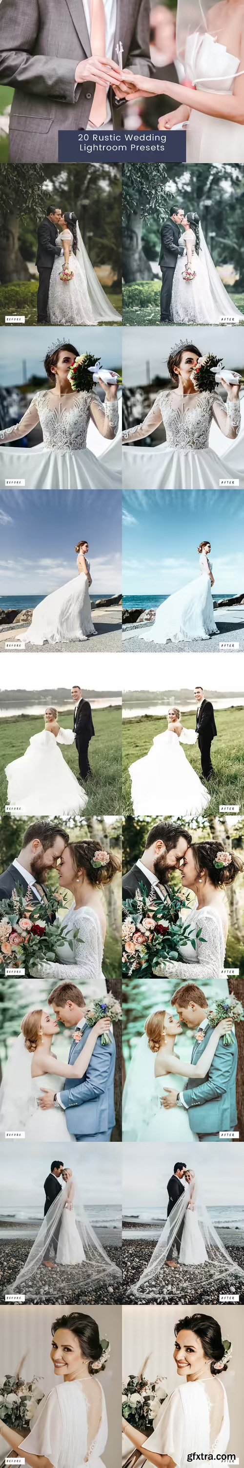 20 Rustic Wedding Lightroom Presets