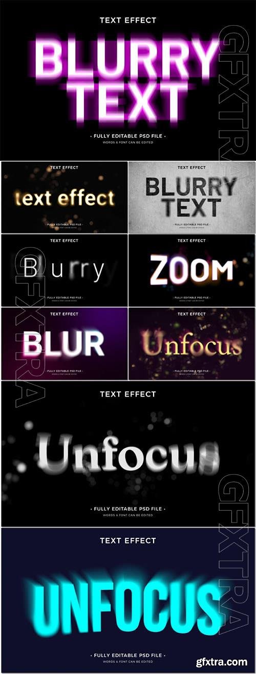 Psd style text effect editable set vol 167