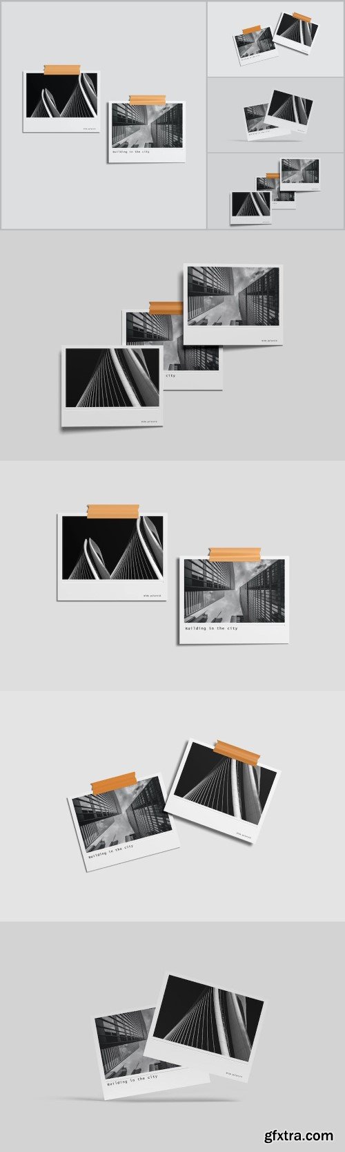 Wide Polaroid Mockup 02