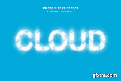 Cloud Text Effect Mockup