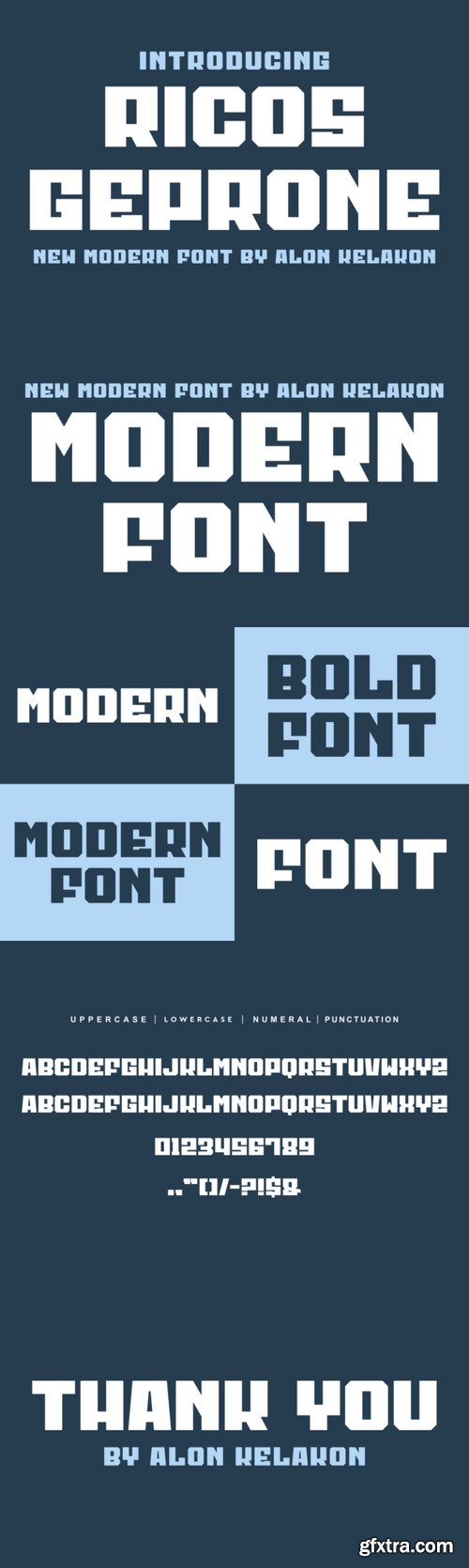 Ricos Geprone Font