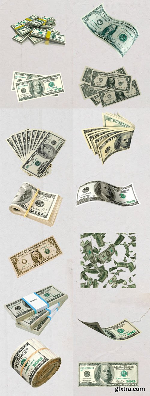 30 Dollar PNG Pack