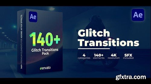 Videohive Glitch Transitions 43601069