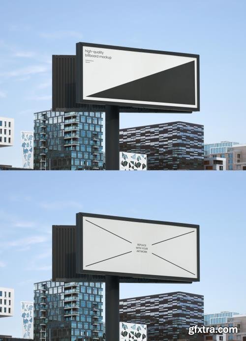 Big Billboard Outdoor Advertising Poster Mockup Template 545798945