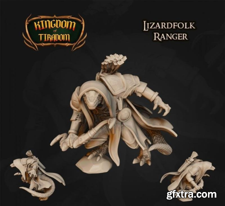 lizardfolk Ranger – 3D Print Model