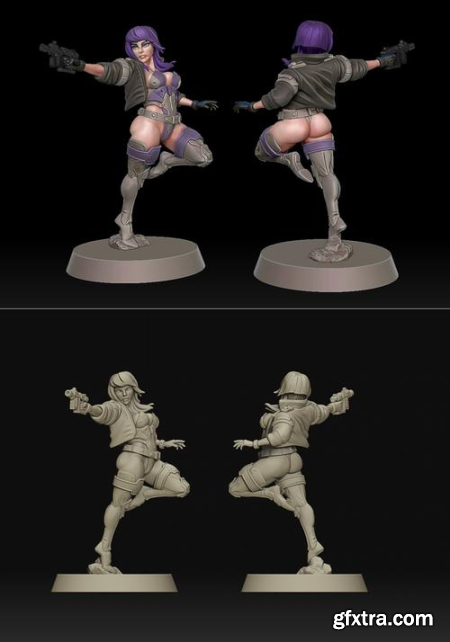 Kusanagi Motoko – 3D Print Model