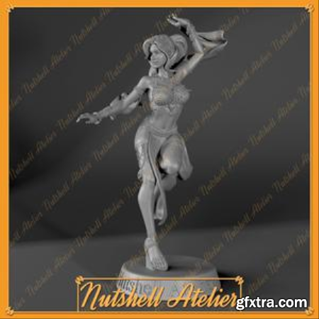 Nutshell Atelier – Belly dancer – 3D Print Model