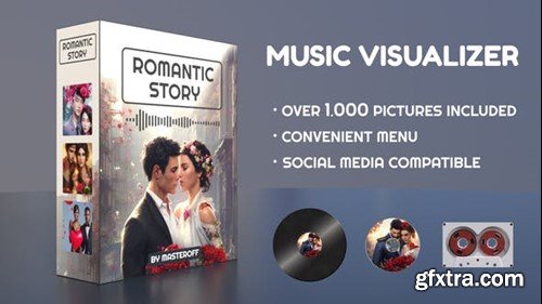 Videohive Romantic Love Story Music Visualizer 43518973