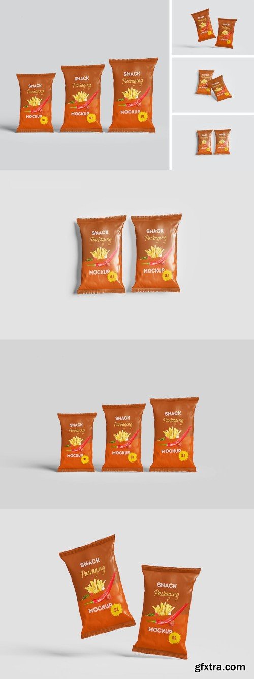 Snack Packaging Mockup