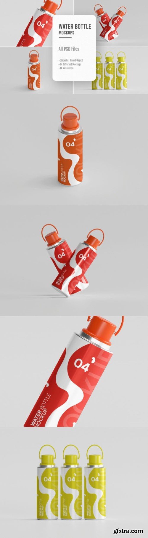 04 PSD Water Pot Bottle Mockups