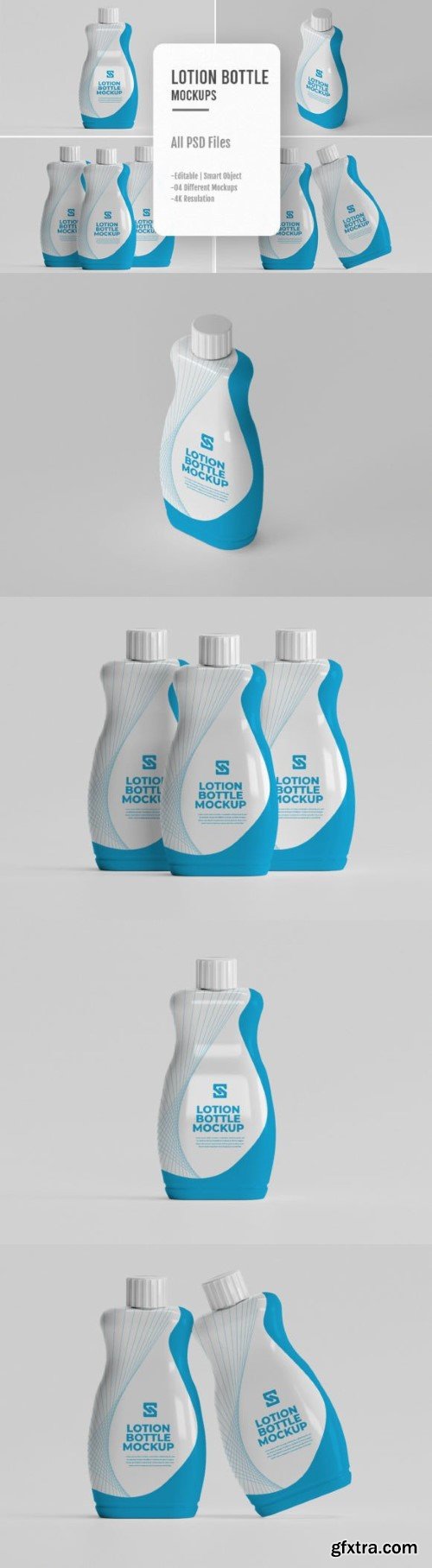 04 PSD Lotion Bottle Branding Mockups