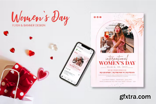 Women\'s Day Flyer Template