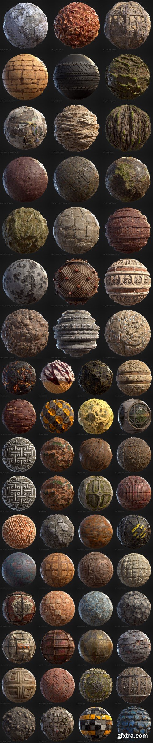 Material Marathon - 100 PBR Texture Sets