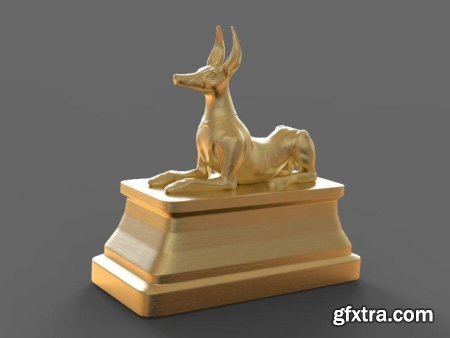 Anubis Statue - 3D print model