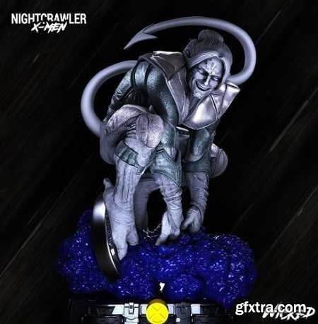 Marvel Nightcrawler Bust – 3D Print Model